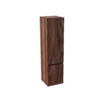 ALONI ELA HIGH CABINET - 2 DOORS - HANDLELESS - SOFT CLOSE - REVERSIBLE - 35X135X35 CM - WENGE