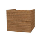 ELITE UNDERCABINET WITH HORIZONTAL RELIEF (60CM) - WALNUT