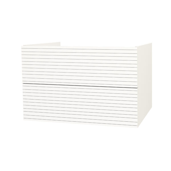 ELITE UNDERCABINET WITH HORIZONTAL RELIEF (80CM) - MATT WHITE