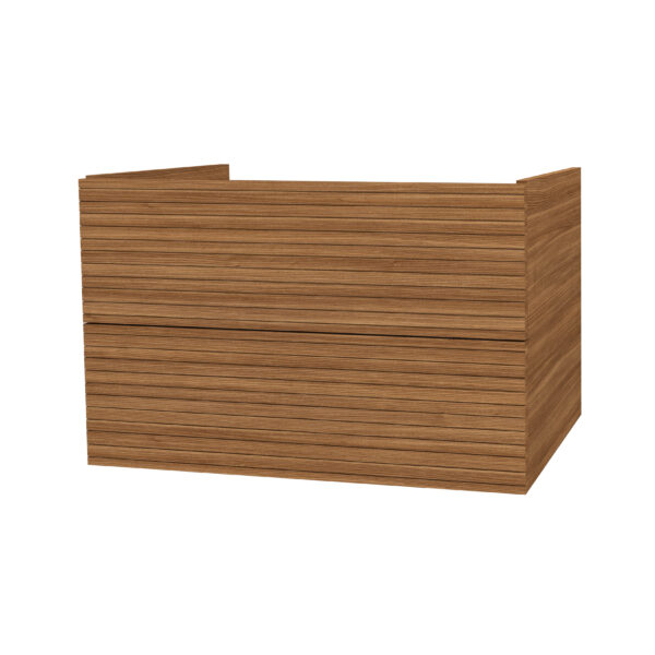 ELITE UNDERCABINET WITH HORIZONTAL RELIEF (80CM) - WALNUT