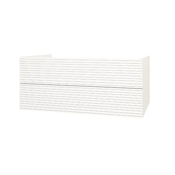 ELITE UNDERCABINET WITH HORIZONTAL RELIEF (120CM) - MATT WHITE