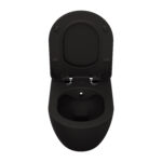 RIMOFF OPHANG WC MET RVS SPROEIER (BIDET), MAT ZWART - Image 2