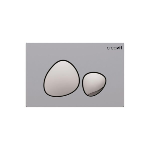 CREAVIT SPA CONTROL PANEL - MATT CHROME WITH POLISHED BUTTONS