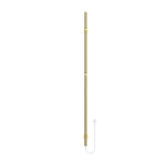 BELRAD ROD HANDDOEKENRADIATOR - ELECTRIC - SINGLE - 60W - Ø2,5CM - 150X6,3X12,7 CM - Geborsteld goud