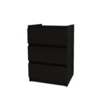 ARMOIRE BAS JUPITER (60CM) - NOIR – Image 2
