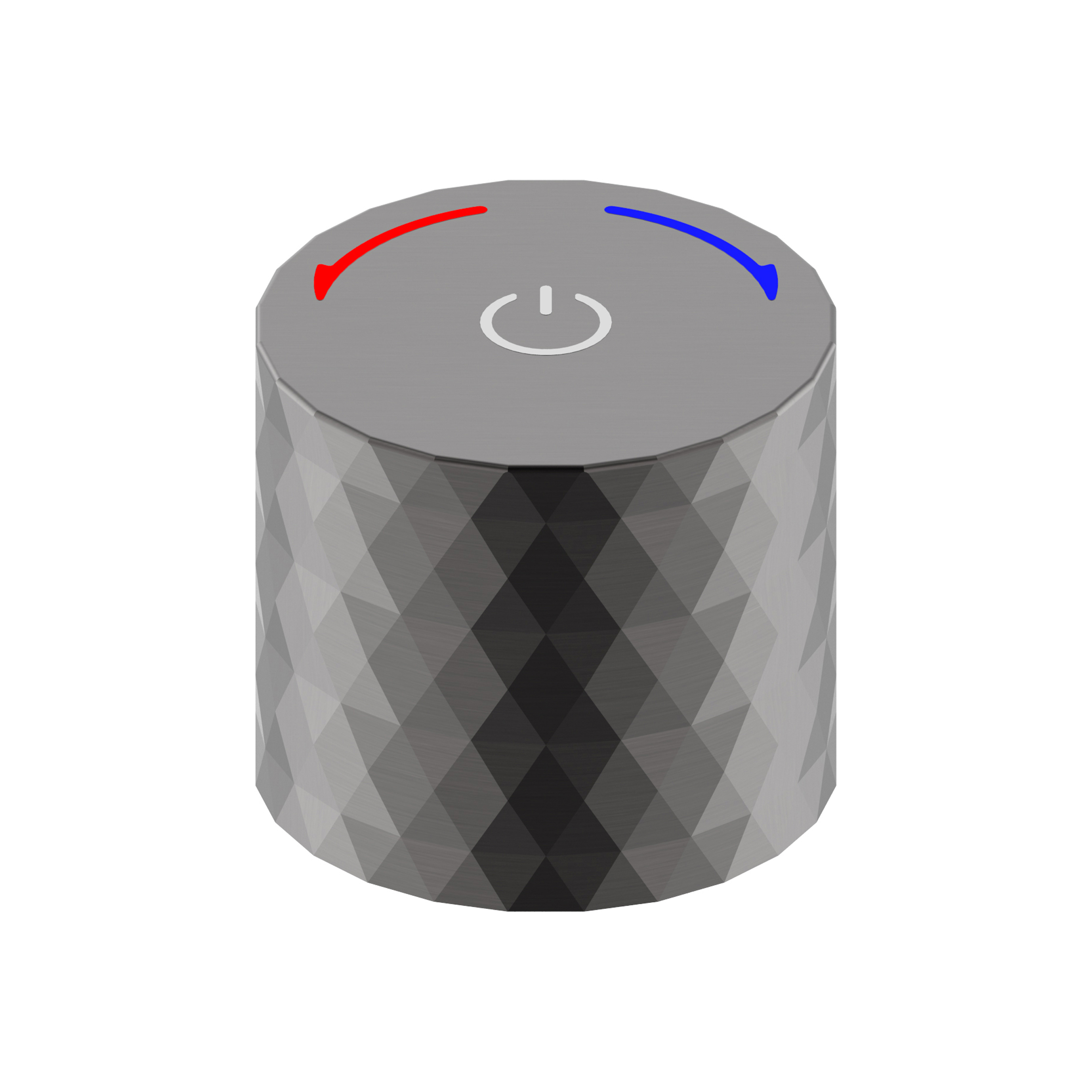 ROBINET ENCASTRÉ À BOUTON-POUSSOIR ALONI FLOW - Gunmetal