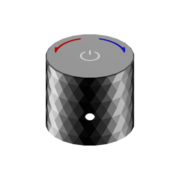 ALONI FLOW PUSH BUTTON OPBOUW TAP - GLOSSY BLACK