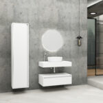 ALONI LINA VANITY UNIT (80CM) - MATT WHITE - Image 3