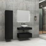 ALONI LINA ONDERKAST (80CM) - MAT ZWART - Afbeelding 3