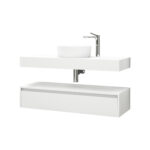 ALONI LINA VANITY UNIT (120CM) - MATT WHITE