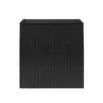 ALONI MIKARO ARMOIRE BAS DE TOILETTE - 1 PORTE - DROITE - AVEC POIGNÉE - FERMETURE DOUCE - 40X50X22,3CM - CHÊNE NOIR