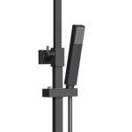 ALONI OPTIMA QUADRO RAIN SHOWER SET – THERMOSTATIC – EXPOSED – BELGAQUA – MATT BLACK - Afbeelding 3