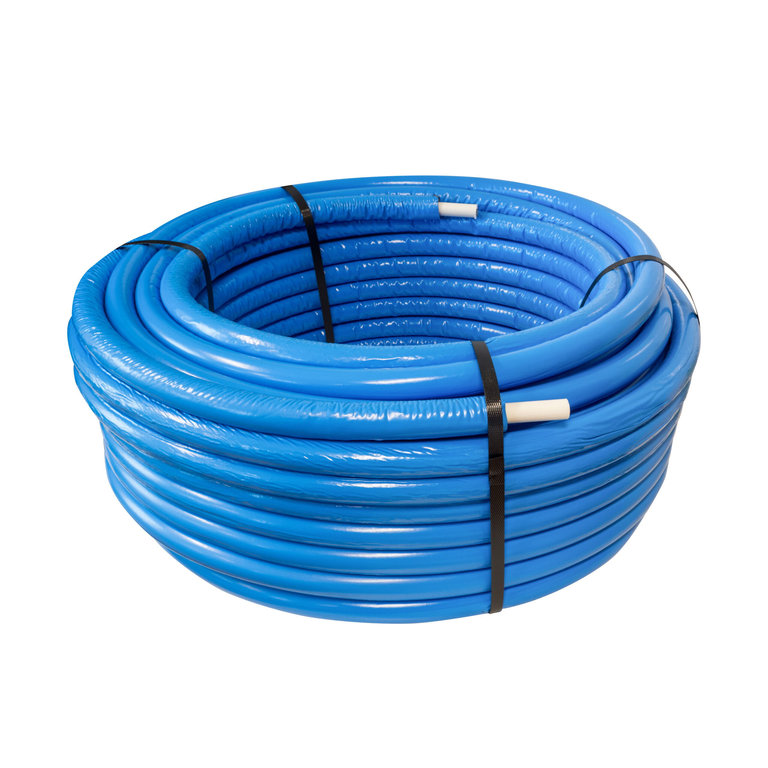TUYAU MULTICOUCHE PERT-AL-PERT AVEC ISOLATION 6MM PU – 16X2 – 50M - BLEU