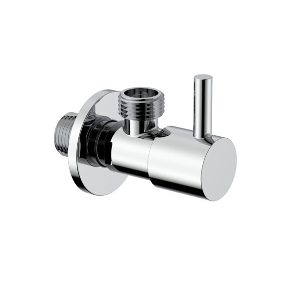 UNIFORMA ANGLE VALVE – 1/2" X 3/8" – CHROME
