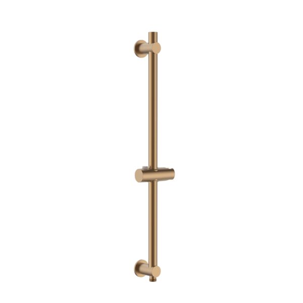 UNIFORMA DOUCHE GLIJBEUGEL - MET WATERAANSLUITING - 69 CM - BRUIN BRONS (PVD)