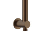 UNIFORMA DOUCHE GLIJBEUGEL - MET WATERAANSLUITING - 69 CM - BRUIN BRONS (PVD) - Afbeelding 2