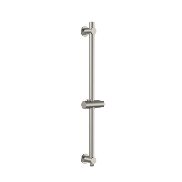 BARRE COULISSANTE DE DOUCHE UNIFORMA - AVEC RACCORDEMENT D'EAU - 69 CM - ACIER INOXYDABLE BROSSÉ