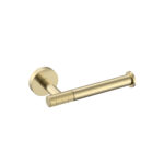 STRIA TOILETROLHOUDER WITH FIXED ARM – VERFIJNDE GERIBBELDE AFWERKING – GEBORSTELD GOUD (PVD)