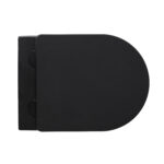 ALONI PRO WALL-HUNG TOILET – TORNADO FLUSH – RIMLESS – WITH SEAT – DUROPLAST – SOFT CLOSE – QUICK RELEASE – COMPACT 49 CM – 36X32X49 CM – MATT BLACK - Image 6