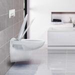 ALONI PRO WALL-HUNG TOILET - RIMLESS - WITH SEAT - THERMOPLAST (PP) - SOFTCLOSE - QUICK RELEASE - 35.5X41X54.5 CM - GLOSSY WHITE - Image 9