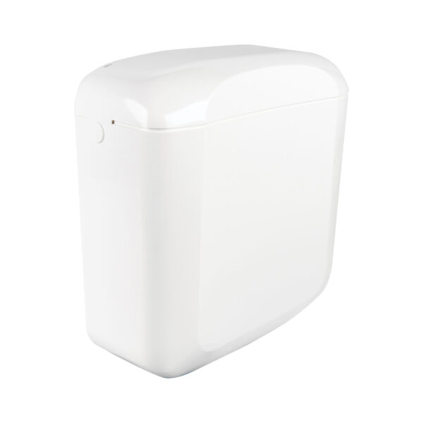 ALONI SAFORO TOILETCISTERN - DUBBELE Flush 3/6 L - WATERBESPAREND - KUNSTSTOF - GLANZEND WIT