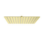 SQUARE RAINSHOWER BRUSHED GOLD – Image 2