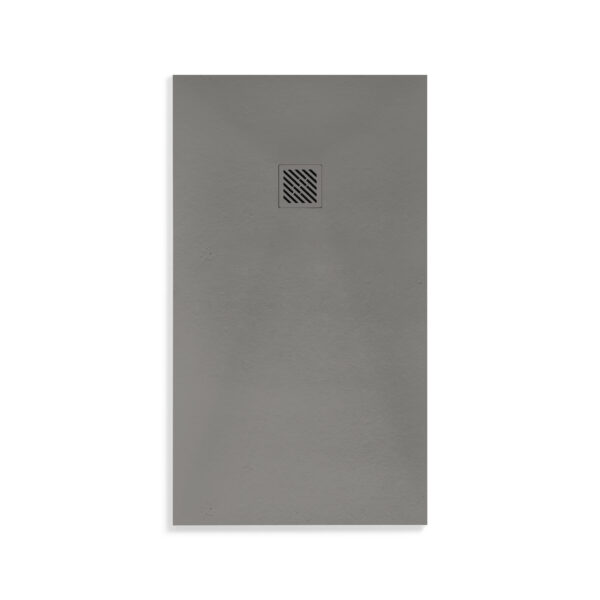 RECEVEUR DE DOUCHE ALONI MADISON - COMPOSITE - 140X90X3CM - GRIS MAT