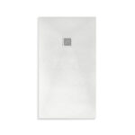 ALONI MADISON SHOWER TRAY - COMPOSITE - 90X90X3CM - MATT WHITE