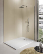 ALONI MADISON SHOWER TRAY - COMPOSITE - 90X90X3CM - MATT WHITE - Image 4
