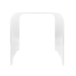 SOLID BATHROOM STOOL (31X38X38CM) - WHITE - Image 3