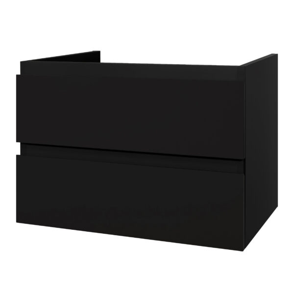 ARMOIRE BAS ALONI SALLY (80CM) - NOIR MAT