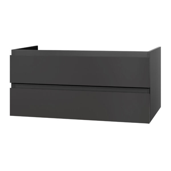 ARMOIRE BAS ALONI SALLY (120CM) - GRIS MAT