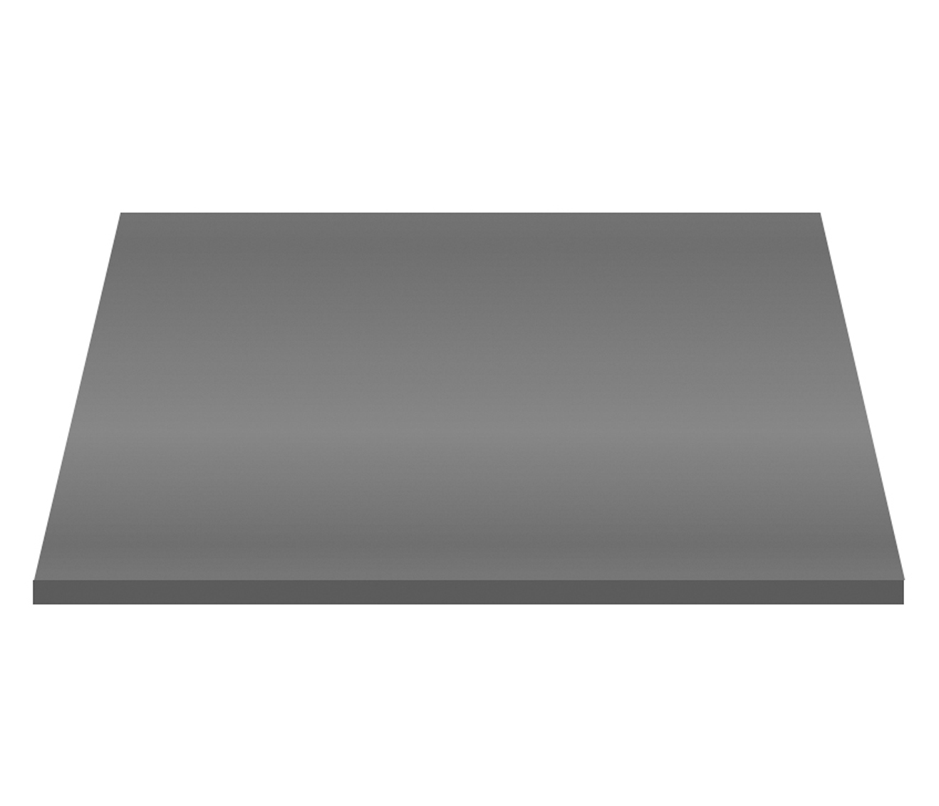 TW60.03A-1.jpg ALONI WASHBASIN TABLET MDF (56.4X45.5X2.6 CM) - GLOSSY GREY - Image 1