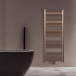 TOWEL DRYER CENTRAL CONNECTION BRUSHED COPPER 1200X600-414 WATT - Afbeelding 2