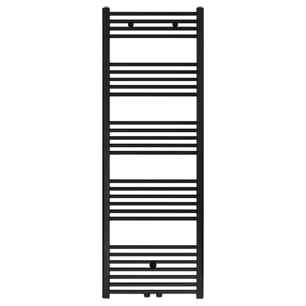 BELRAD HANDDOEKRADIATOR - LINKS-RECHTS/CENTRUM AANSLUITING - 721 WATT - 1600X500CM - MAT ZWART