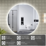 ERFU SPIEGEL LED ANTI-FOGΦ 100CM - Afbeelding 7