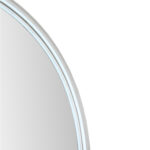 MIROIR LED OVALE ALONI CHAUFFANT (100X50CM) ACIER INOXYDABLE BROSSÉ – Image 3