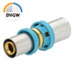 Erfu Reduced multi-layer crimp sleeve 20 mm x 16 mm – DVGW certified, multi-profile U/H/TH