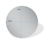 ERFU SPIEGEL LED ANTI-FOGΦ 100CM - Afbeelding 9