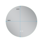 ERFU SPIEGEL LED ANTI-MIST Φ80CM - Afbeelding 8