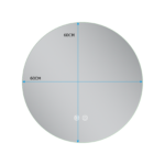 ERFU SPIEGEL LED ANTI-MIST Φ60CM - Afbeelding 9