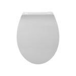 ALONI PREMIUM TOILET SEAT - SLIM DESIGN - SOFT CLOSE - QUICK RELEASE - TOPFIX - DUROPLAST - Acier inoxydable HINGES - Blanc brillant – Image 2