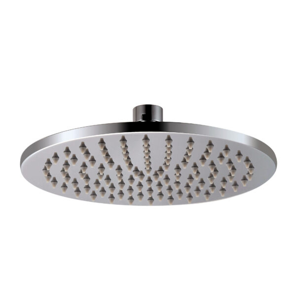UNIFORMA OVERHEAD SHOWER – ROUND DESIGN – 30 CM DIAMETER – BRUSHED STAINLESS STEEL
