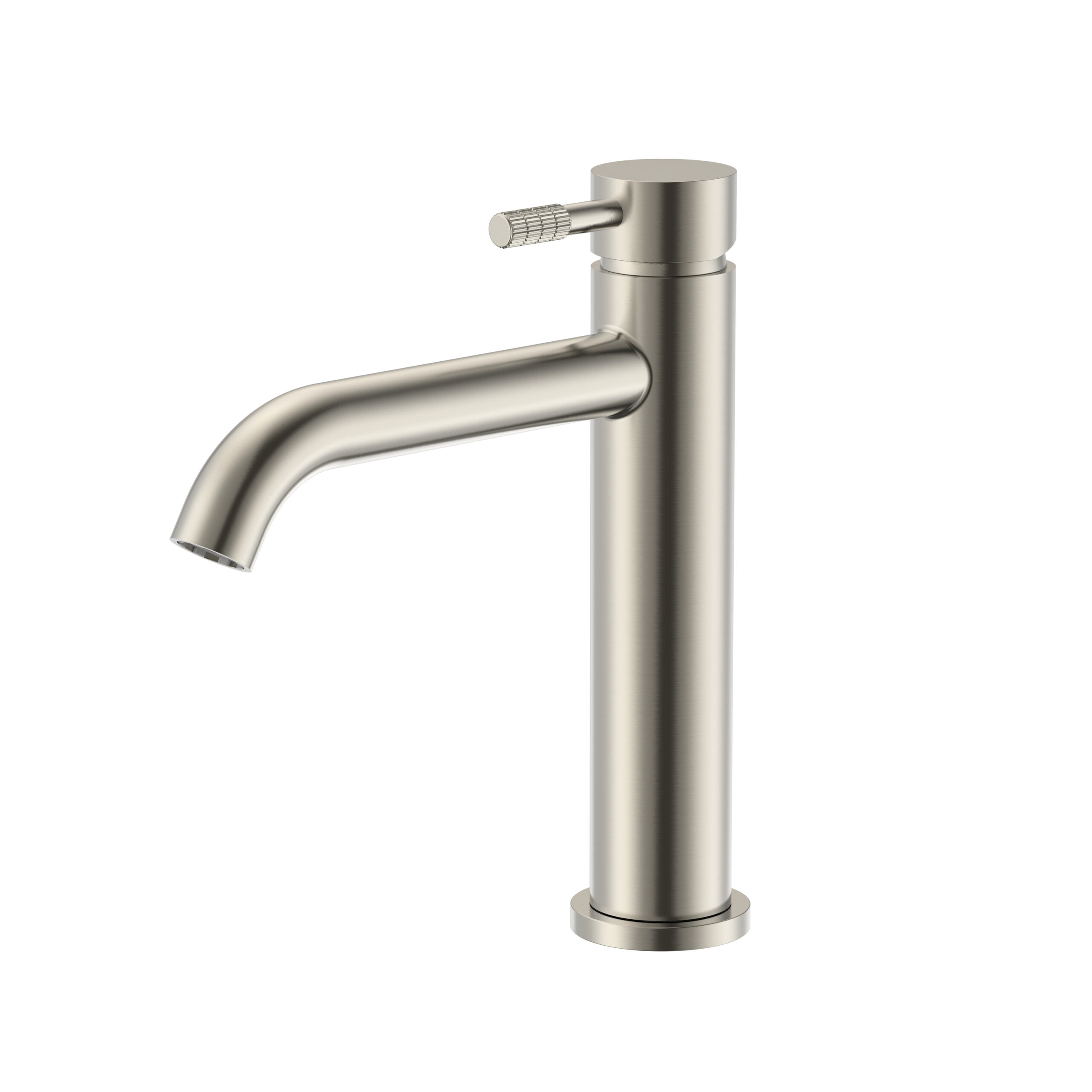 prm1011-rvs-5.jpg STRIA BASIN MIXER TAP – COLD START – REFINED RIBBED HANDLE – WITHOUT WASTE – GEBORSTELD RVS - Afbeelding 1