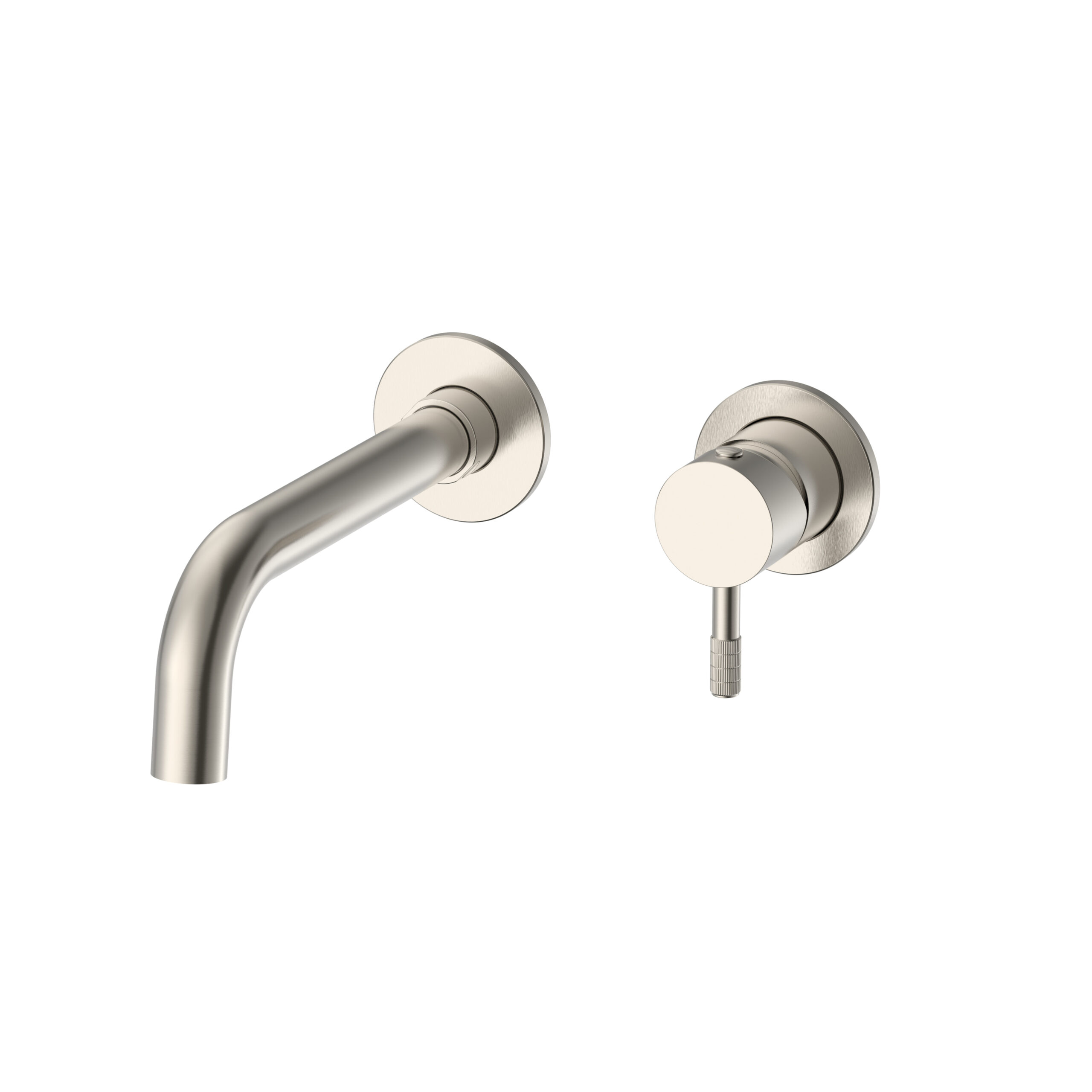 prm1415-rvs-4.jpg ENSEMBLE DE FINITION STRIA MÉLANGEUR DE LAVABO - DÉMARRAGE À FROID - ENCASTRÉ - POIGNÉE À TEXTURE NETTOYÉE RAFFINÉE - SANS VIDAGE - ACIER INOXYDABLE BROSSÉ – Image 1