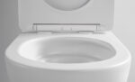 ALONI PRO WALL-HUNG TOILET – TORNADO FLUSH – RIMLESS – WITH SEAT – DUROPLAST – SOFT CLOSE – QUICK RELEASE – COMPACT 49 CM – 36X32X49 CM – MATT WHITE - Image 6