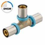 Erfu Reduced Tee to Crimp Multilayer 20 mm x 20 mm x 16 mm â DVGW Certified, Multi-Profiles U/H/TH - Image 3